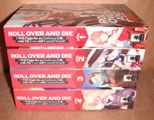 ROLL OVER AND DIE Vol. 1,2,3,4 Light Novel Set English