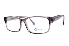 NEW MODERN OPTICAL SLICK GREY AUTHENTIC EYEGLASSES FRAMES 60-17-150MM