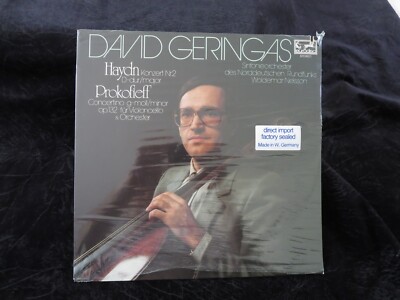 HAYDN / PROKOFIEF, Cello David Geringas Nelsson German New Sealed LP FREE SHIP