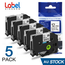 TZe-231 TZ-231 For Brother P-Touch Black on White Label Tape 12mm 0.47 Laminated