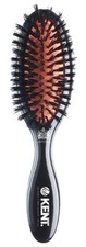 Kent Small Black Natural Bristle Cushion Hair Brush Midnight Ruby Hairbrush CSFS