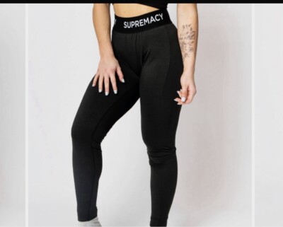 Supremacy Core Run Leggings schwarz Größe XLarge UVP 90£ 
