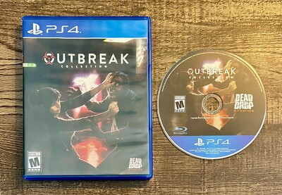 Outbreak Collection PlayStation 4 PS4 Game Limited Run Fun Zombie Games