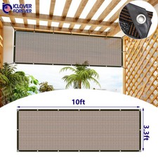 Sun Shade Cloth Privacy Screen With Grommets Balcony Fence Patio Garden Pergola
