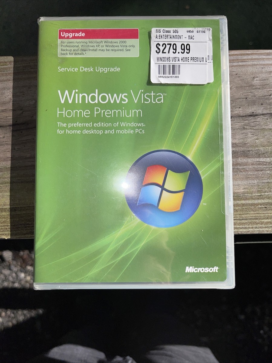 Windows Vista Home Premium - Service Desk Upgrade 32-bit - New