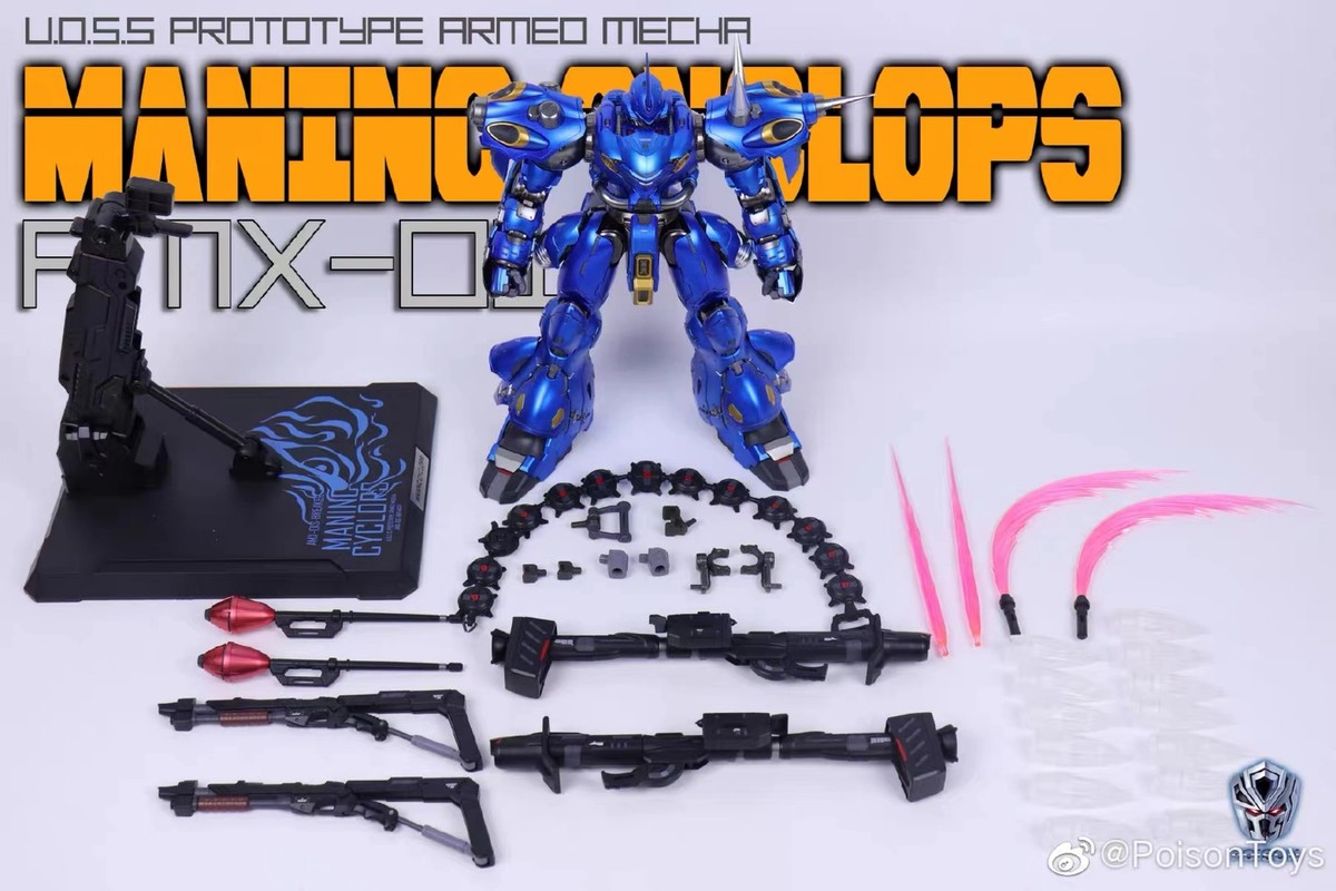 Ready! New Moshow PoisonToys PT 1/72 AMX-01S Maninc Cyclops Action 