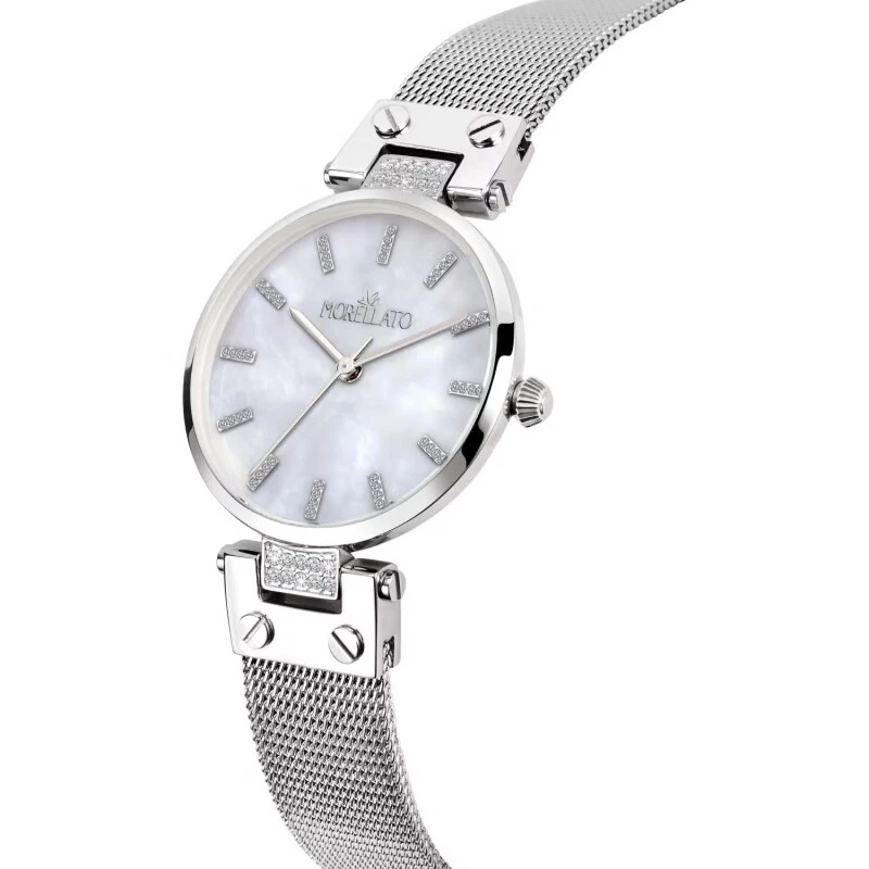 Women's Watch Morellato Steel Nacre And Crystals Watch Strap Jersey Milano - image 2 of 4