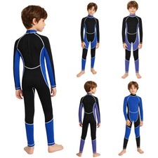 Kids Wetsuit Bathing Rash Guard Swimming Swimsuit Outdoor Full Body One Piece