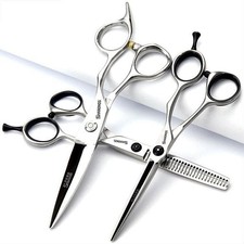 6 Inch Hair Scissors Set Professional Barber Shears Lightweight Sharp Silky Cut