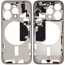 Mid-Frame Housing W/Power And Volume Button For iPhone 15 Pro(Used: Grade A)