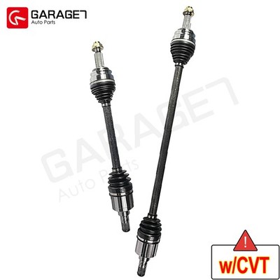For 2008 09 10 2011 Mitsubishi Lancer w/AT CVT Trans Front Pair CV Axle Assembly