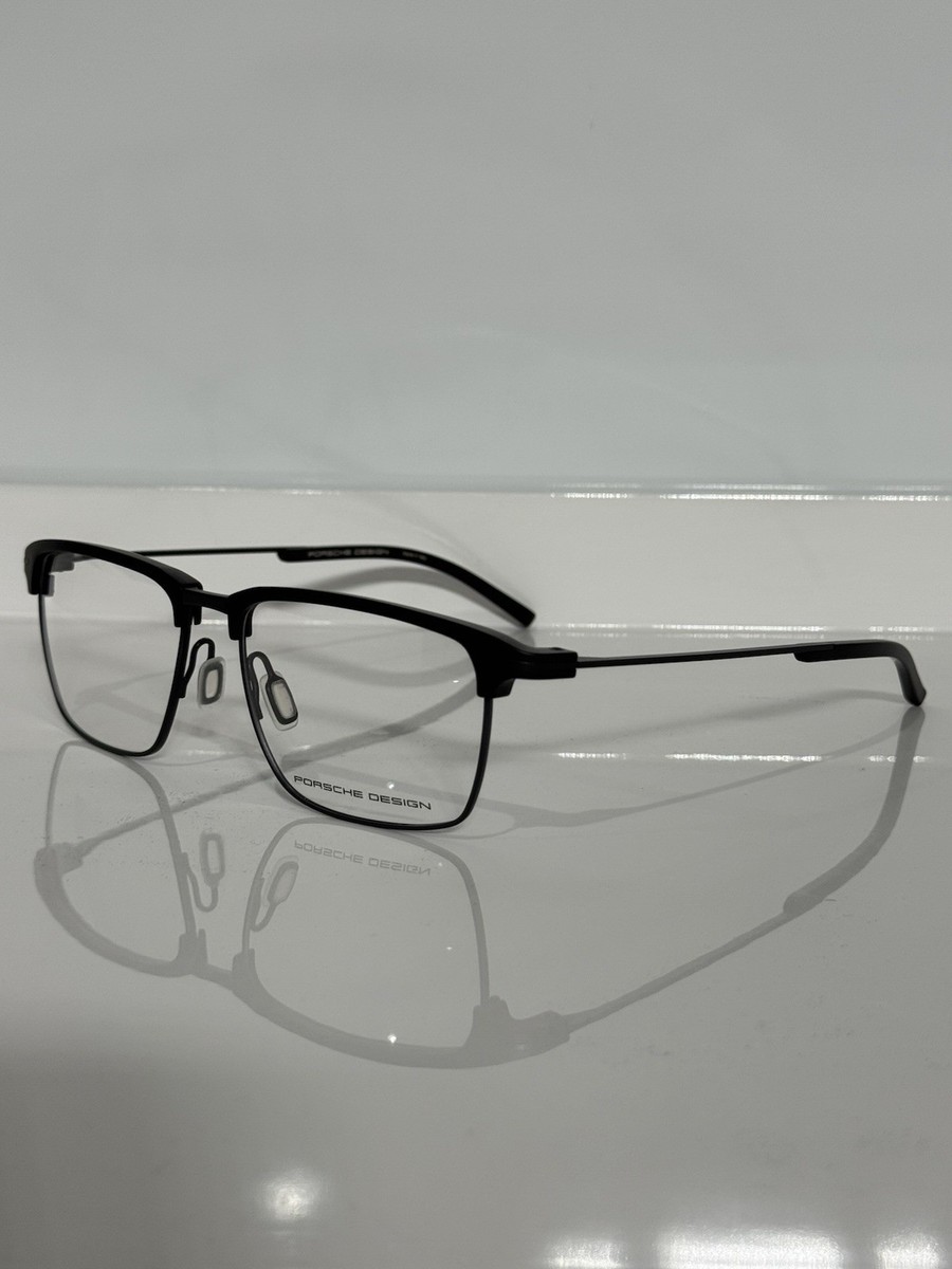 Porsche Design P8274 D Gunmetal Titanium Semi-rimless Eyeglasses