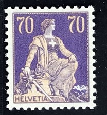 Suisse Michel numéro 108 inutilisé / pli