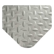 WEARWELL 415.916X2X8GY Antifatigue Mat, 8 ft. L x 2 ft. W, 9/16" Thickness,