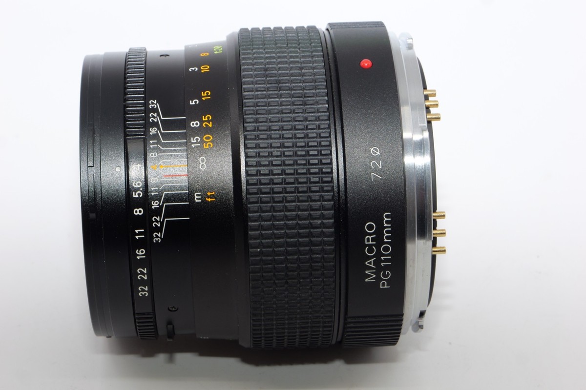 Bronica GS-1 110mm f4 Zenzanon-PG MACRO Lens for GS-1. Box. Hood