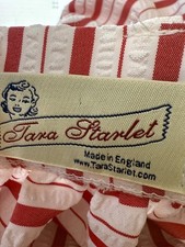 Tara Starlet Vintage Style Skirt UK 12 · 50s Pin-Up Cottagecore Made In Britain