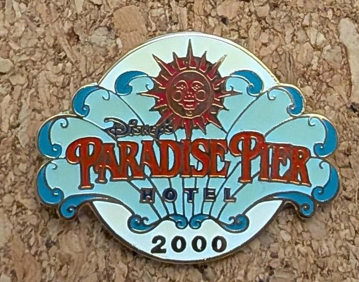 Disney Pin Disneyland Paradise Pier Hotel Opening 2000 RARE