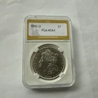1892 - O PGA Morgan Silver Dollar MS64