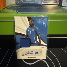 Moise Kean Italy Patch Auto /99 Panini Immaculate