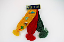 Webelos Cub Scout Tri Color Ribbons Award Pin...