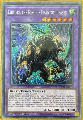 Chimäre der König der Phantomwesen MP24-DE095 Prismatic Secret Rare 1. Auflage