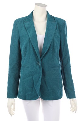 RINASCIMENTO Samt-Blazer XL petrol