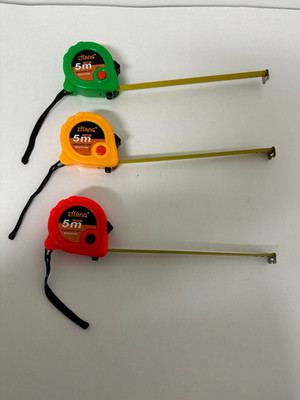 Set Of  3PACK Retractable Tape Measure 16FT/ 5m  Measurement Tape US NEW