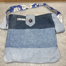 Women's Denim Tote Bag Shoulder Purse Jean Handbags Casual Hobo 12x12  
