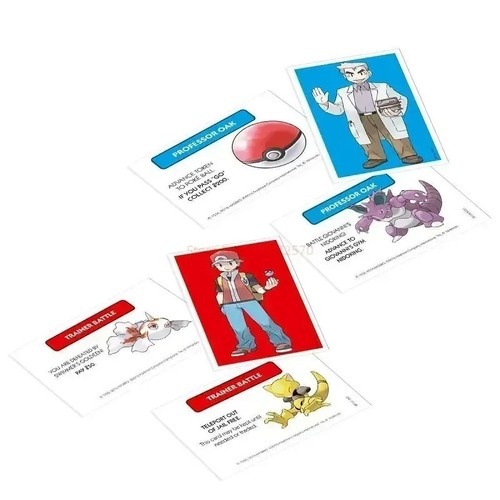 Jeu de société Monopoly manga POKEMON OFFICIEL version anglaise JOHTO / KANTO - Picture 5 of 11