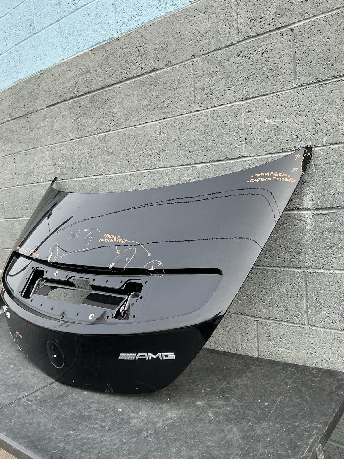 Mercedes-Benz SLS AMG GT Roadster Rear Trunk Lid Shell Panel 2012 - 2015 OEM