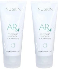 ✨2 Pack AP-24 Whitening Fluoride Toothpaste - Nu Skin NuSkin - 4 Oz - Ships Fast