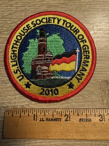 U.S. Lighthouse Society Tour of Germany Patch 2010 FREE SHIPPING