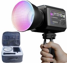 RAVYNLABS 100W Pro RGB Portable LED Video Light, 18600mAh Built-in Battery,...