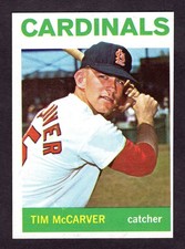 1964 TOPPS TIM McCARVER CARD NO:429 NEAR MINT CONDITION