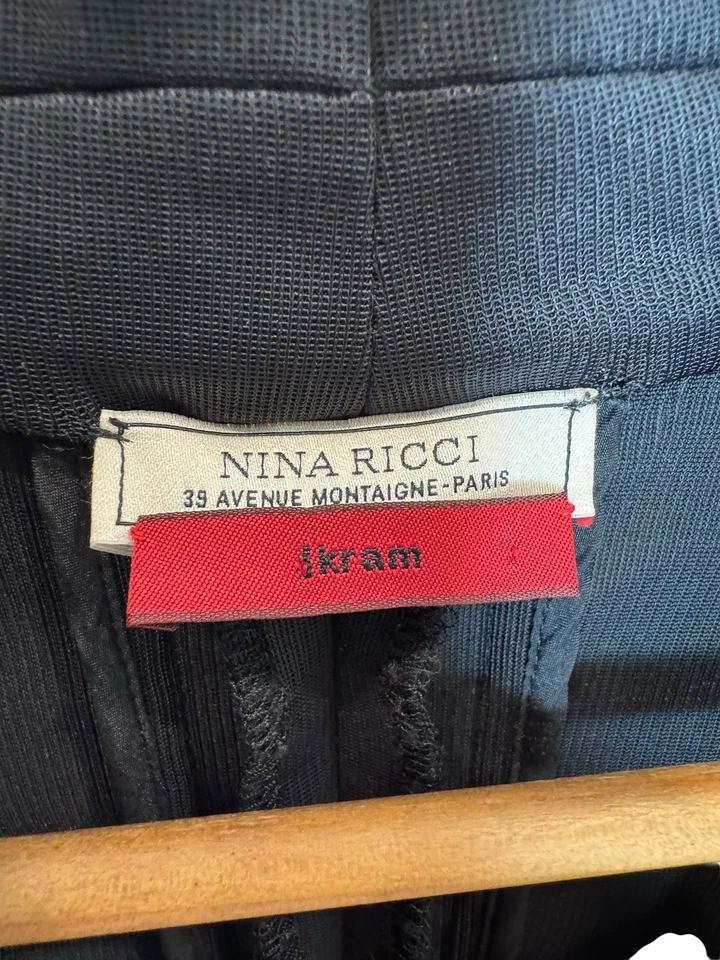 Nina Ricci Peter Copping Spring 2013 Runway Sheer Mesh Corset Blazer FR36 Black - Image 2 of 4