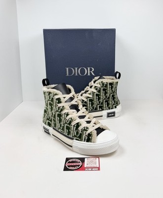 Size 41EU/8US - Dior B23 Olive Oblique Tapestry High Tops  RETAIL $2K!