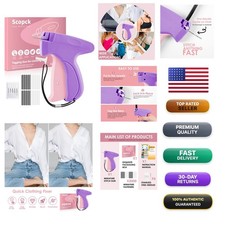 Scopck Stitch Gun Clothes - Handheld Stitch Gun Quick Clothing Fixer - Tagging