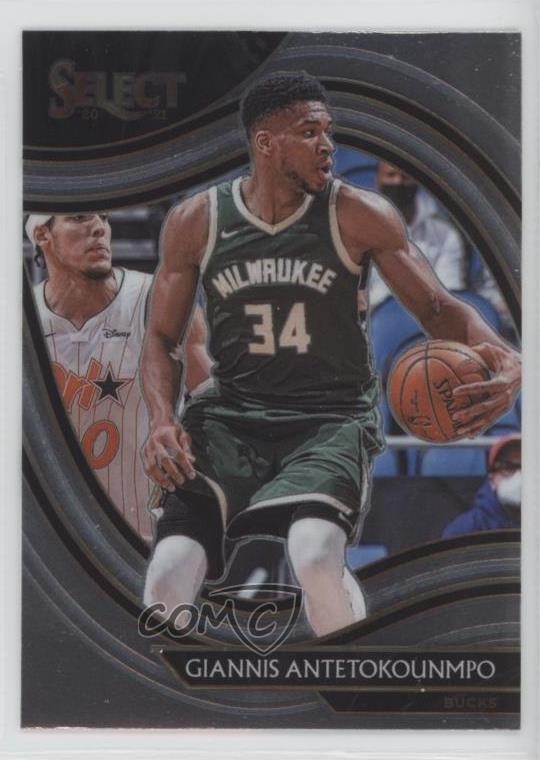 2020-21 Panini Select Courtside Giannis Antetokounmpo #224 07i7