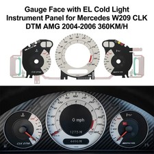Zifferblatt mit EL-Kaltlicht-Instrumententafel für Mercedes W209 CLK DTM AMG 360 Zifferblatt mit EL-Kaltlicht-Instrumententafel für Mercedes W209 CLK DTM AMG 360