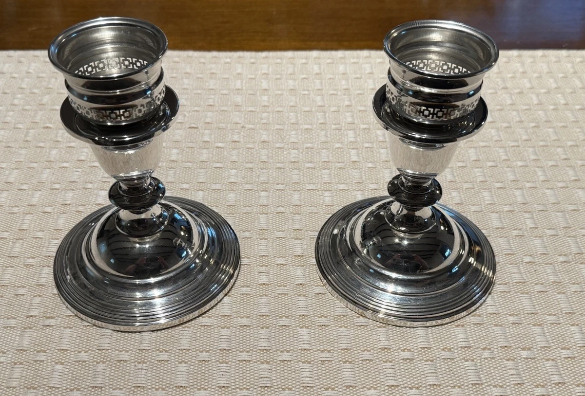 Fisher Sterling Silver In Antique Us Sterling Silver Candlesticks