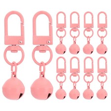 20 PCS Dog Bell, Cat Bell Dog Collar Bell Small Pet Bells Keychain, Pink