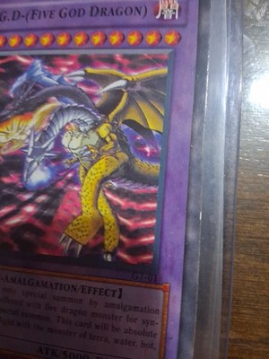 dragon fgd yugioh card Yugioh - G7-01 - F.G.D Five-headed Dragon Five God Dragon Secret Rare  Unlimited