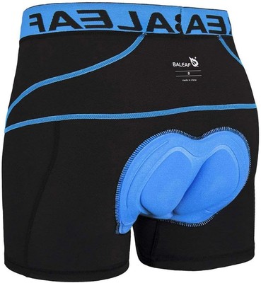 baleaf Radhose Herren 4D gepolstert Mountainbike Unterwäsche MTB L, 1 - blau 