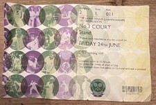 Wimbledon 2011 Court 3 Ticket stub - first year of the new number 3 court