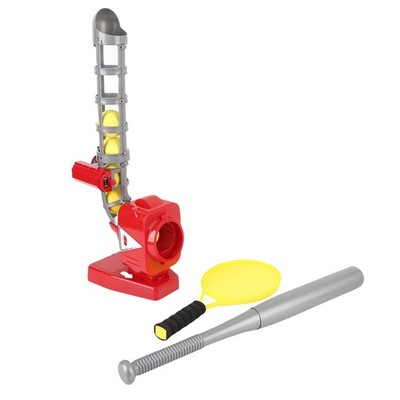 2-in-1 Baseball-Tennis-Pitcher-Set Mit Automatischer Wurfmaschine Baseballschläg