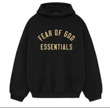 Essentials Fear Of God Black Fleece SMALL