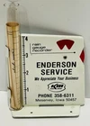Vintage Advertising rain gauge Kerr-Mcgee Enderson service Meservey, Iowa
