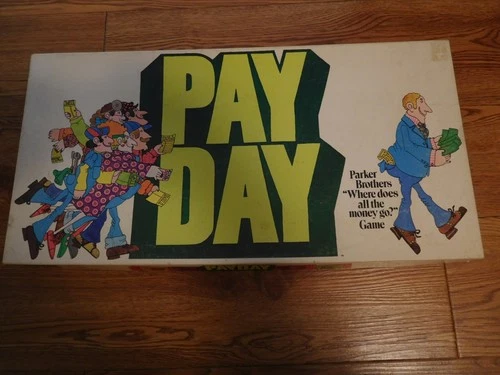 Vintage 1975 Parker Brothers Pay Day Payday Board Game No. 26   100% Complete