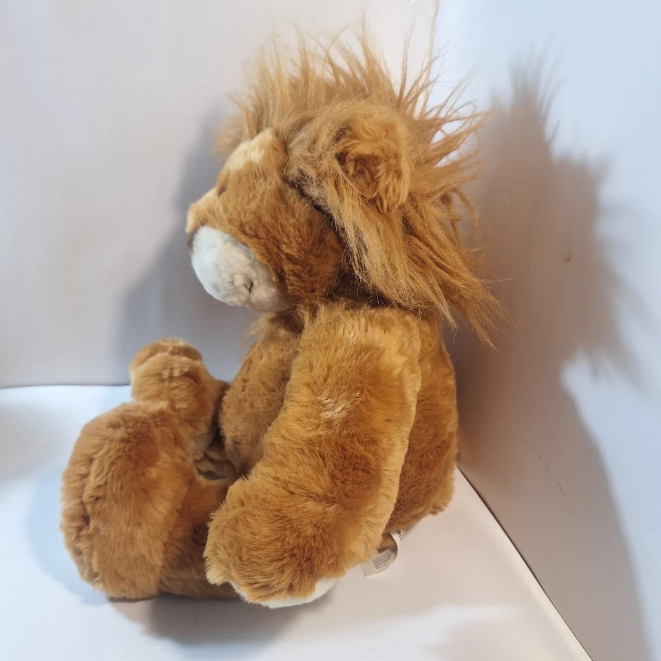 Vintage Commonwealth 1999 Orange Brown Lion Big Cat Plush Stuffed Animal 24” - Image 2 of 4