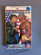 WrestleMania VII VHS Wrestling WWF/WCW Coliseum Video Hulk Hogan Undertaker